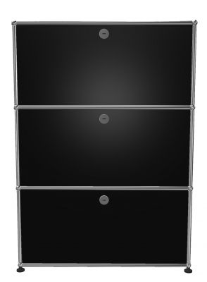 USM Haller Highboard 3 drawers Graphite black - FAST DELIVERY    